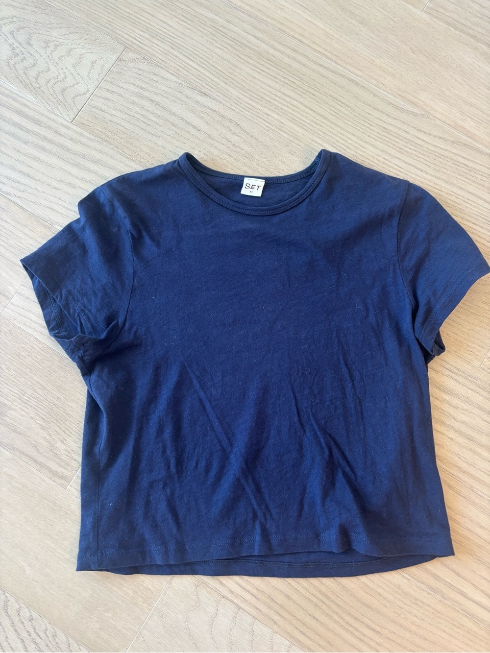 SET active navy tee
